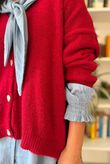 Oliver Knit Cardigan Morello